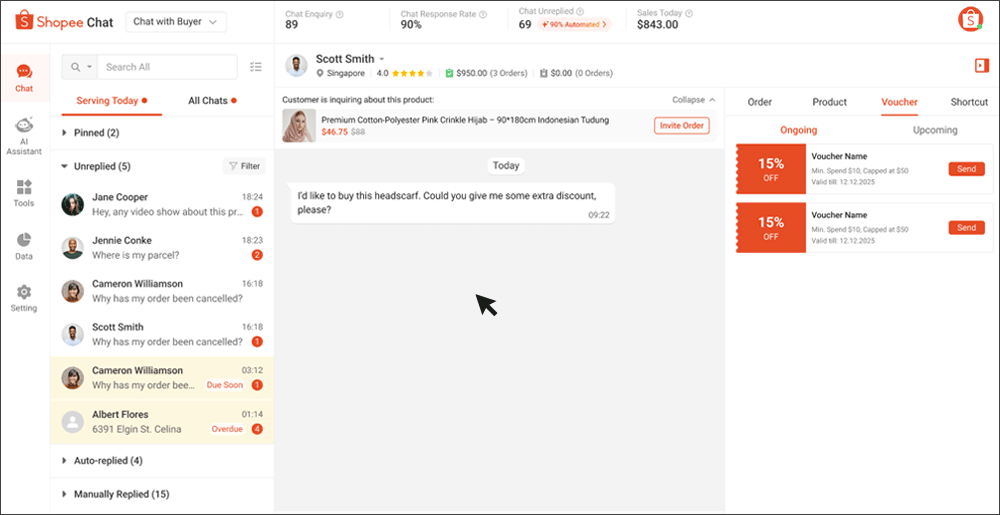 Using Shopee Seller Chat | SG Seller Education [Shopee]